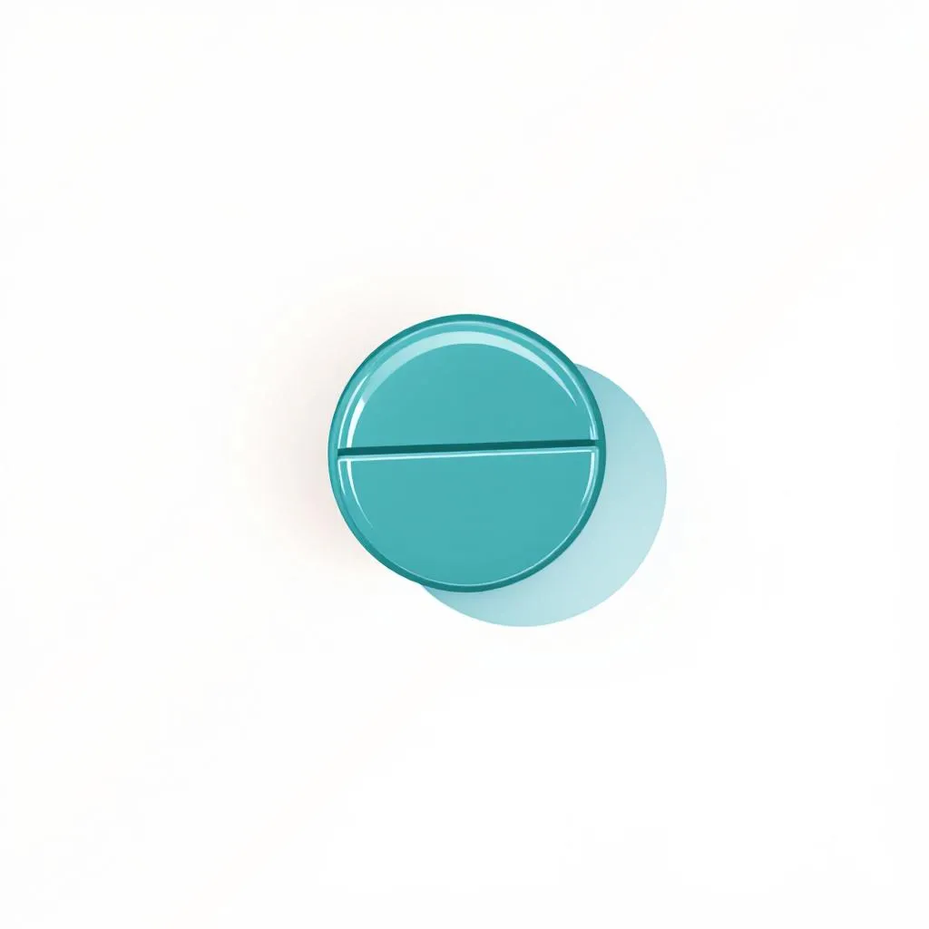 Illustration d'un comprimé de sémaglutide oral (Rybelsus)